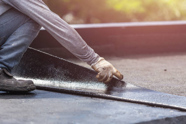 Professional Waterproofing technician working in Branch, MI